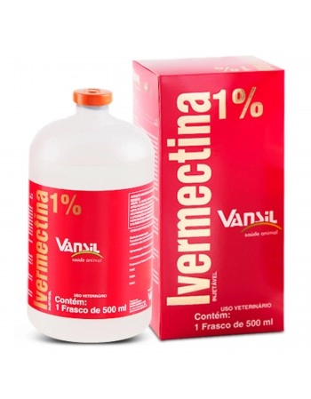 Ivermectina 1% Antiparasitário Injetável 500ml Vansil