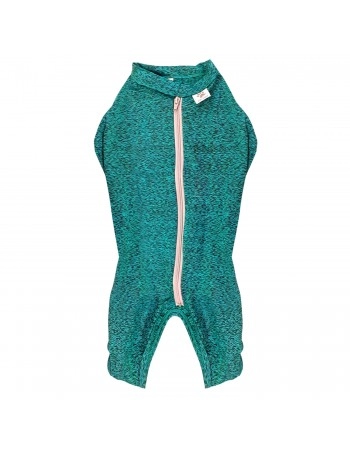 Roupa Protetora De Castração Cachorro n°15 55-65Kg Verde Pet Med