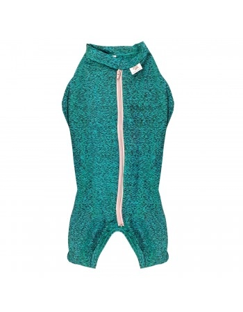 Roupa Protetora De Castração Cachorro n°13 40-47Kg Verde Pet Med