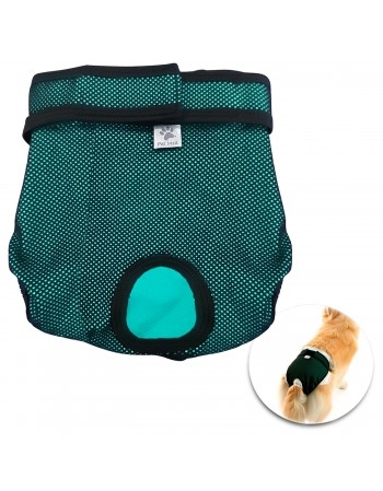 Protetor Higiênico para Fralda e Cio n°4 4,5-6Kg Verde Pet Med