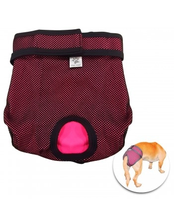 Protetor Higiênico para Fralda e Cio n°5 6-8Kg Rosa Pet Med