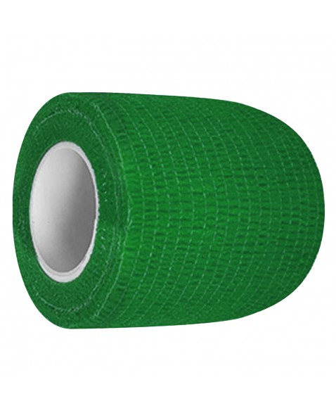 Bandagem Látex Elástica 5cm x 4,5m Verde Escuro Hoppner