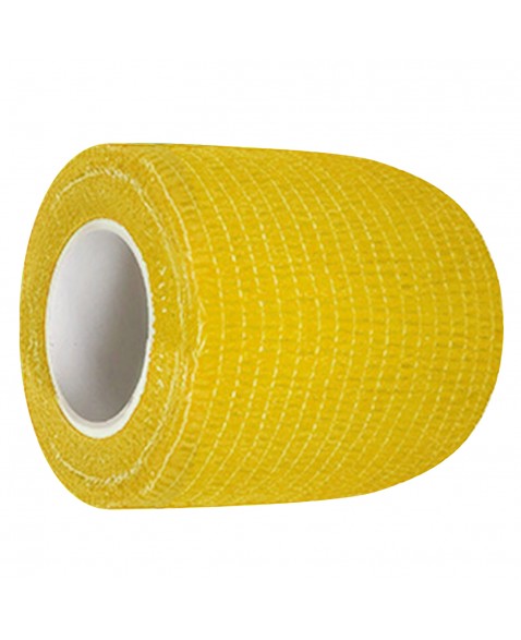 Bandagem Látex Elástica 5cm x 4,5m Amarelo Hoppner