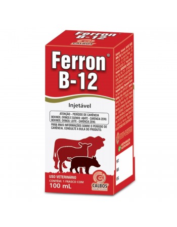 Ferron® B12 100mL Vitamina B12 Injetável Calbos