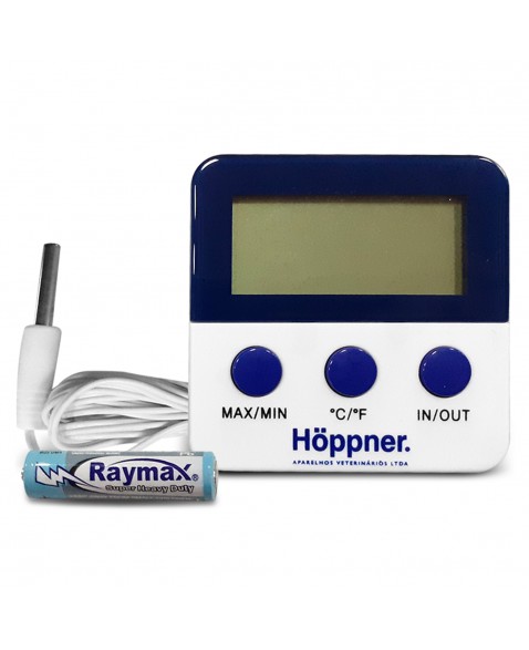 Termômetro Digital Máximo e Mínimo para Temperatura e Umidade Hoppner