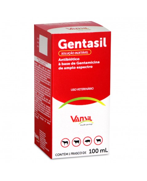 Gentasil Antibiótico Injetável 100ml Vansil