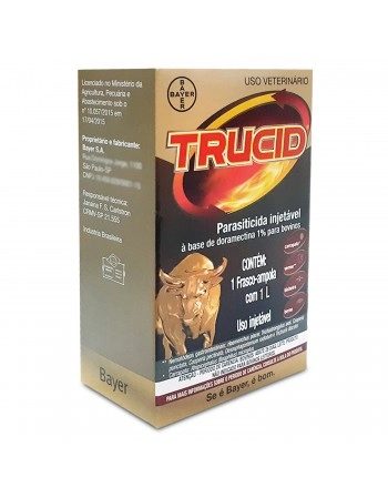 Trucid Doramectina 1% Parasiticida Injetável 1 Litro Bayer Elanco