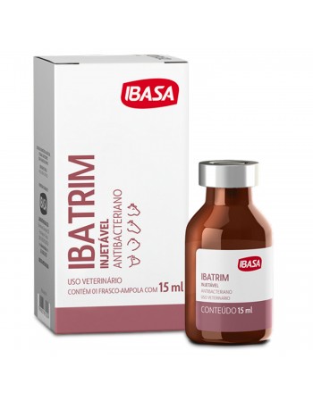 Ibatrim Injetável 15ml Antibacteriano Ibasa