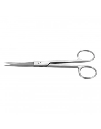 Tesoura Cirúrgica Reta Com Ponta Fina/Fina 15cm Aço Inox - ABC