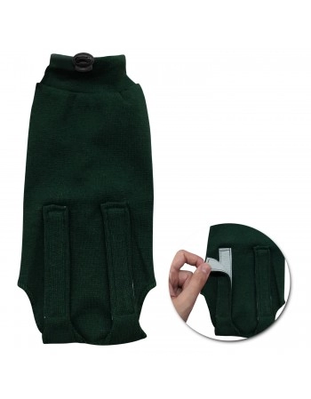 Roupa Pós Cirúrgica para Cachorro n°9 71cm Verde MR Art Animal