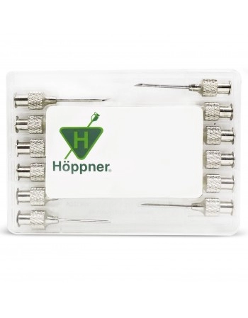 Agulha Hipodérmica Veterinária 15x1,5mm Caixa Acrílica com 12 Unidades Hoppner