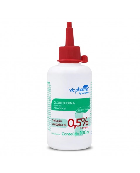 Clorexidina 0,5% Solução Alcoólica 100ml Vic Pharma