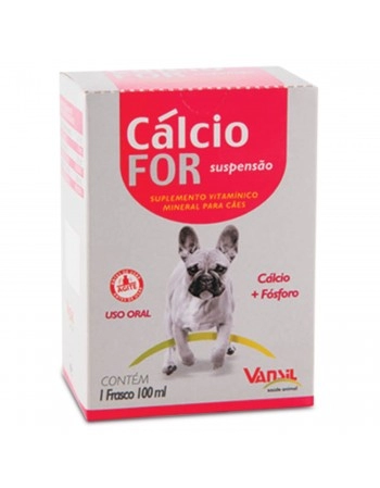 Cálcio For Suspensão Suplemento Vitamínico 100ml Vansil