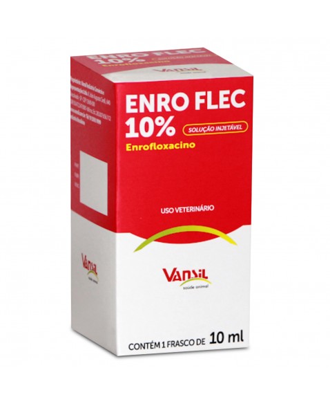 Enro Flec 10% Antibiótico Injetável 10ml Vansil 