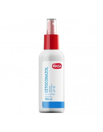 Spray Cetoconazol 2% Para Cães e Gatos com 100ml Ibasa