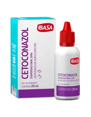 Cetoconazol Suspensão Oral 20% com 20ml Ibasa