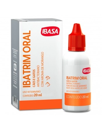Ibatrim Solução Oral para Cães e Gatos 20ml Ibasa | VETSHOP
