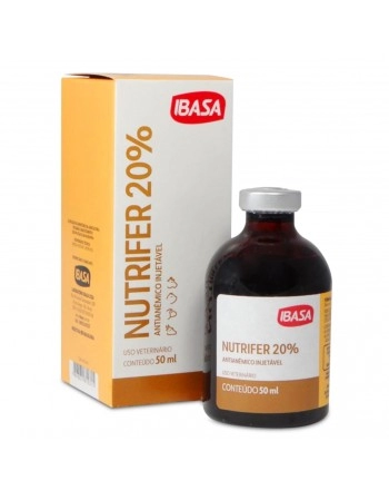 Nutrifer 20% Antianêmico Injetável 50ml Ibasa | VETSHOP