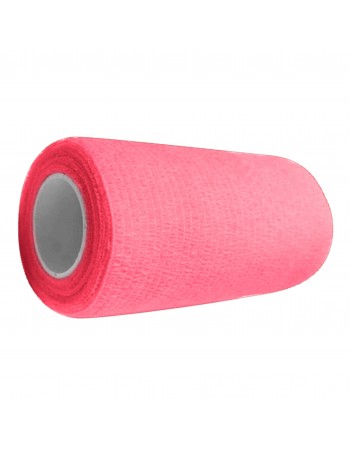 Bandagem Látex Elástica 10cm x 4,5m Rosa Atadura La Vet TKL
