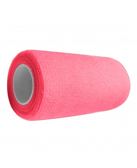 Bandagem Látex Elástica 10cm x 4,5m Rosa Atadura La Vet TKL