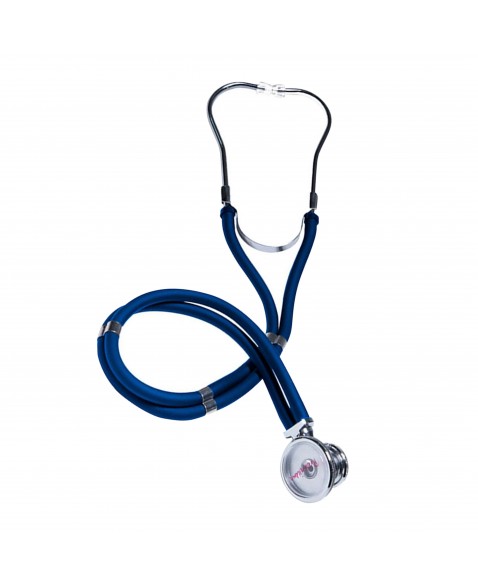 Estetoscópio Rappaport Cardiorrespiratório Azul Premium