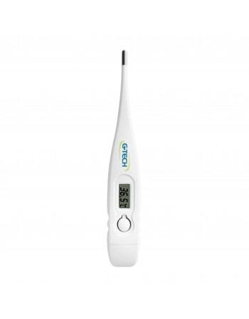 Termômetro Clínico Digital Branco com Display LCD G-Tech