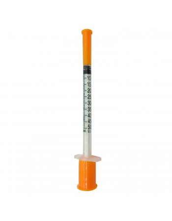 Seringa 1mL Estéril Para Insulina com Agulha 6x0,25mm Fixa SR