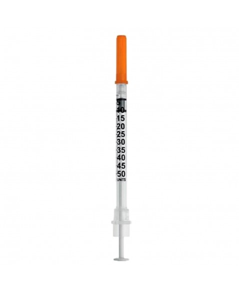 Seringa 0,5ml Estéril Para Insulina Com Agulha 6x0,25mm Fixa SR