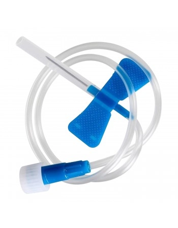 Scalp Nº23G Estéril Azul Acesso Venoso Solidor