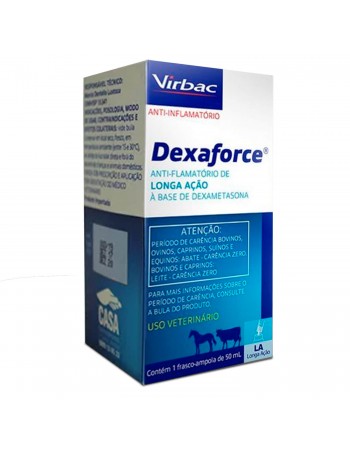 Dexaforce Anti-inflamatório 50ml Dexametasona Virbac