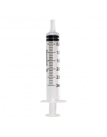 Seringa 3ml Descartável Bico Slip Sem Agulha Medix