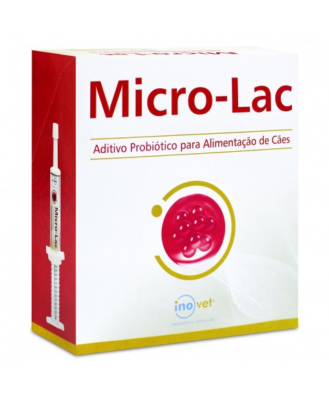 Micro-Lac Probiótico para Alimentação de Cães 15g Inovet