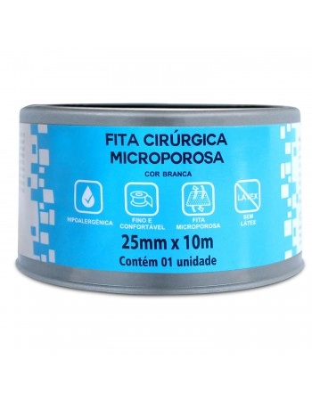 Fita Cirúrgica Microporosa Hipoalergênica 2,5cm x 10m Ciex