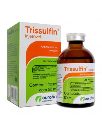 Trissulfin Injetável 50ml Antibiótico e Antimicrobiano Ourofino