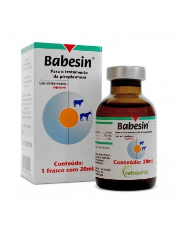 Babesin Solução Injetável para Tristeza 20ml Vetoquinal