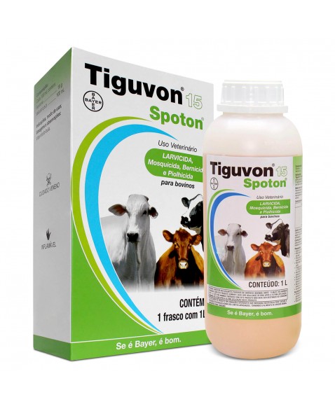 Tiguvon 15 Spot On Mata Bicheiras 1 Litro Bayer Elanco