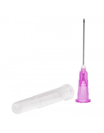 Agulha Rosa Hipodérmica Descartável 1,2x0,40mm com 100 Unidades SR