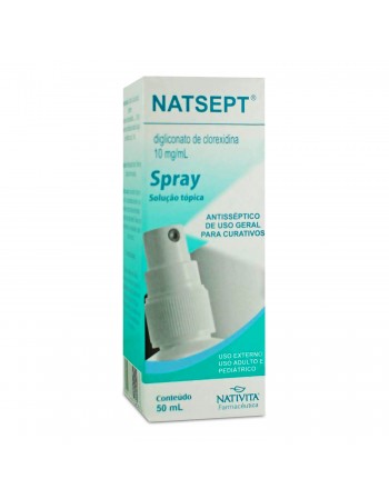 Clorexidina Natsept 10mg Spray com 50ml Nativita