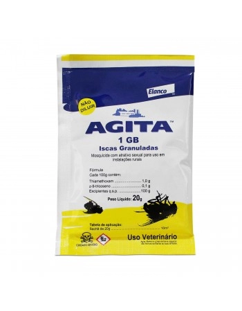 Agita 1GB Mosquicida Iscas Granuladas 20g Elanco | VETSHOP