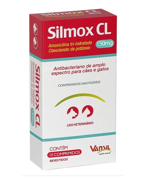SILMOX CL 150MG C/ 10 COMP