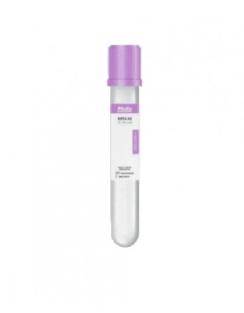 Tubo de Coleta Edta K2 2 ml Tampa Roxa Com 100 unidades