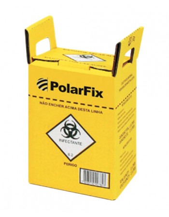Caixa Coletora De Material Perfurocortante 3 Litros - Polar Fix