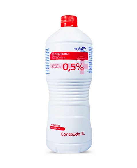 Clorexidina Gliconato 0,5% Solução Alcoólica com 1 Litro Vic Pharma