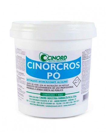 Detergente Desincrustante Alcalino Cinorcros Pó 1Kg - Cinord