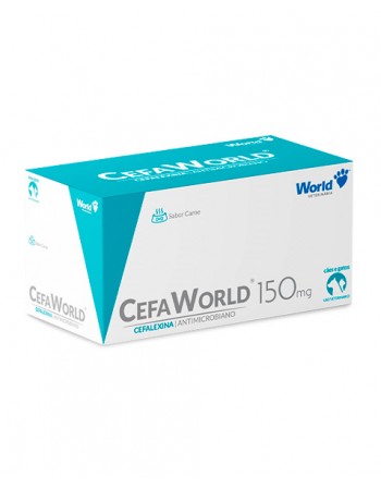 Cefaworld (Cefalexina) 150mg - 10 Blíster x 12 Comprimidos