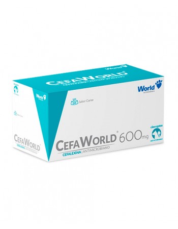 Cefaworld (Cefalexina) 600mg - 10 Blíster x 12 Comprimidos