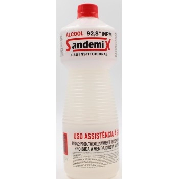 ÁLCOOL ETÍLICO 92,8° 1L - SANDEMIX