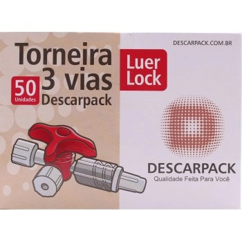 TORNEIRA 3 VIAS LUER LOCK - DESCARPACK