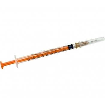 Seringa 1ml Descartável Bico Slip Com Agulha 13x4,5mm SR