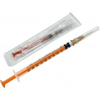 Seringa 1ml Descartável Bico Slip Com Agulha 13x4,5mm SR